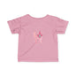 Infant Tee — Pink Floral "LOVE" Baby T‑Shirt, Cute Newborn Gift for Valentine’s & Everyday