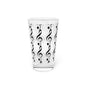 Musical Note Pint Glass, 16oz - Perfect Gift for Musicians, Music Lovers, Parties