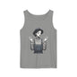 Bohemian Chic Tank Top with Artistic Print, Casual Summer Wear