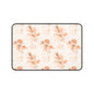 Floral Desk Mat — Soft Peach Watercolor Blossoms Mouse Pad