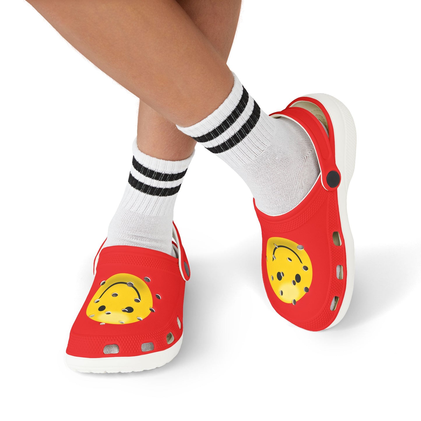 Smiley Face Clogs, Kid's EVA Foam Shoes