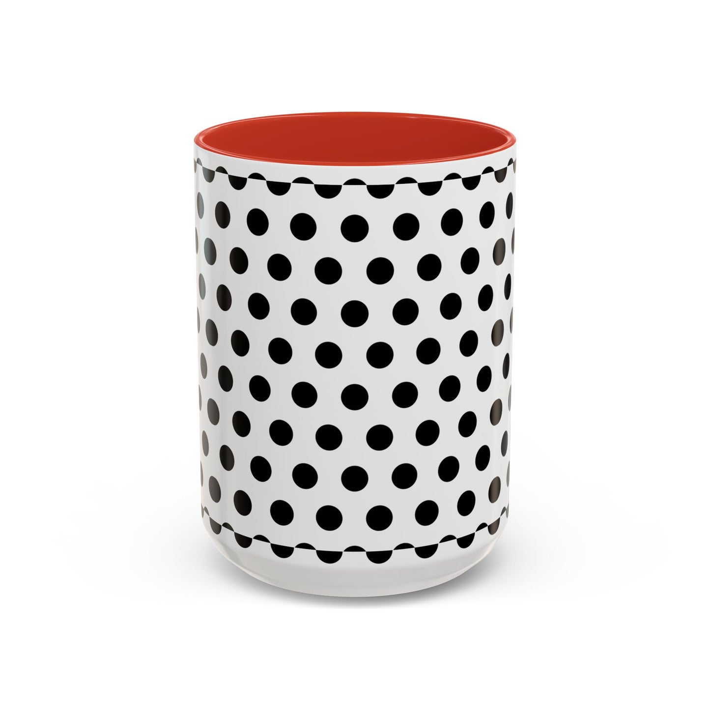 Elegant Polka Dot Mug - Stylish Coffee Cup for Home, Office, Gift for Birthdays, Anniversaries, Holidays, Unique Drinkware