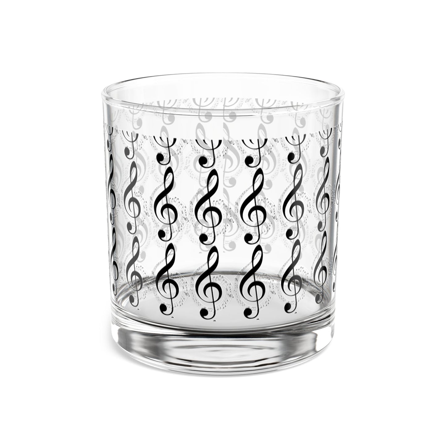 Musical Notes Rocks Glass, Perfect Gift for Music Lovers, Barware, Home Decor, Party Glass, Drinkware