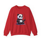 Crewneck Sweatshirt — Meditating Panda Graphic Cozy Pullover