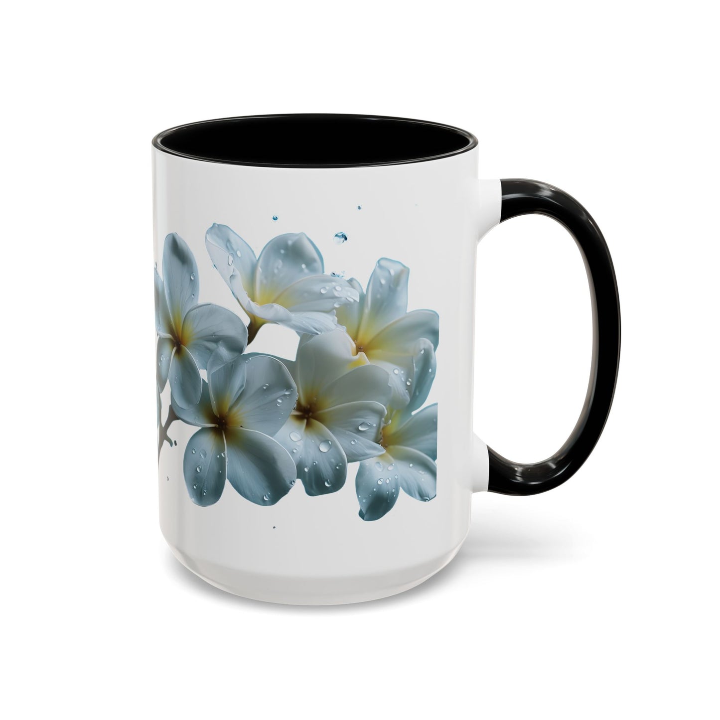 Floral Accent Coffee Mug