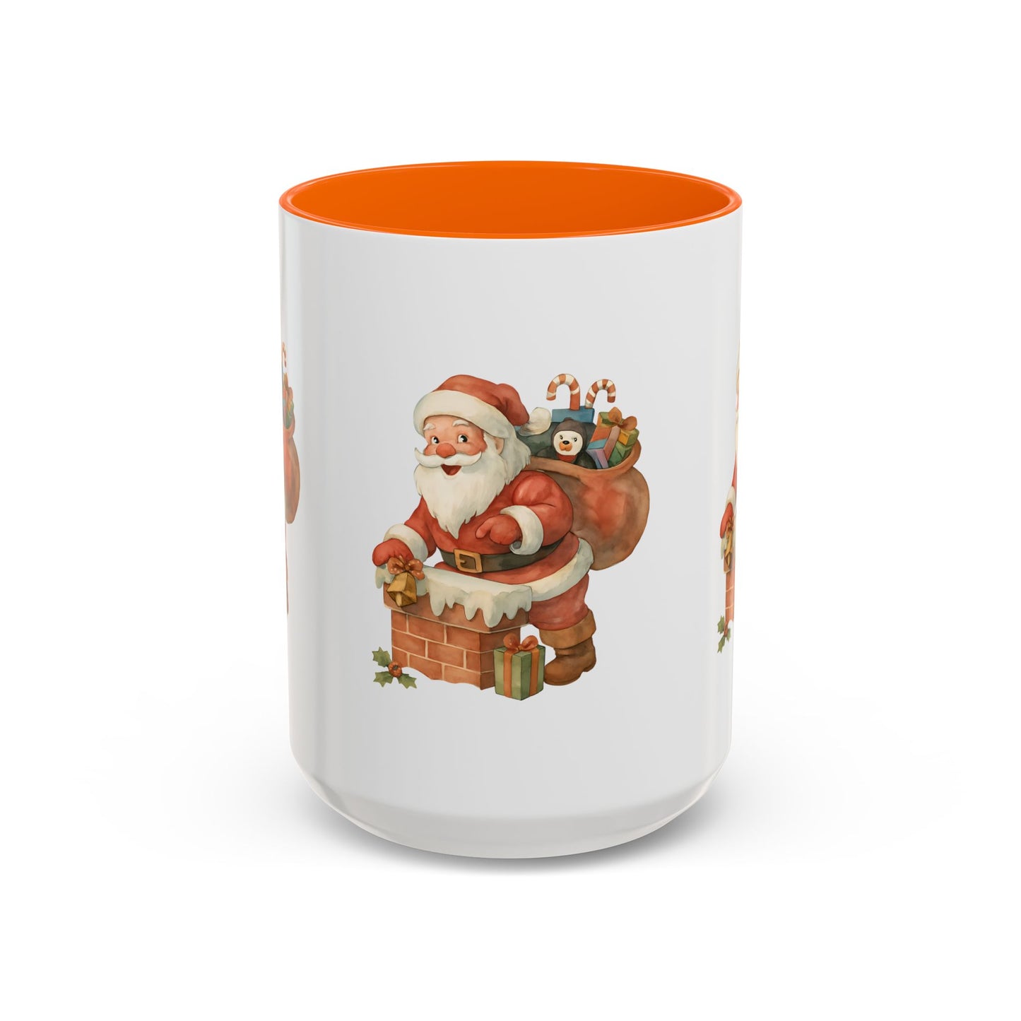 Festive Santa Coffee Mug, Holiday Gift, Christmas Decorations, Cozy Kitchen, Unique Mug, Santa-Themed Drinkware