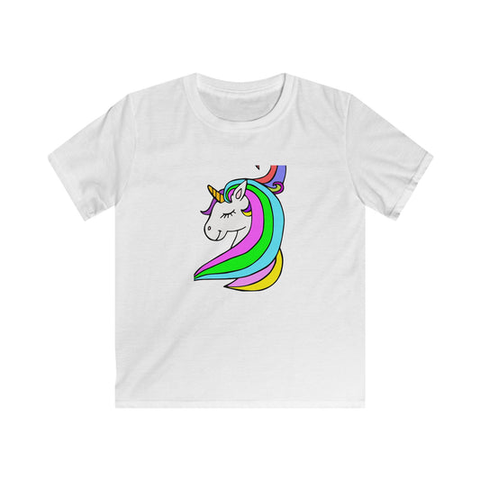 Rainbow Unicorn Kids Tee - Cute Unicorn Shirt, Birthday Gift, Kids Apparel, Fun T-Shirt, Magical Unicorn Design