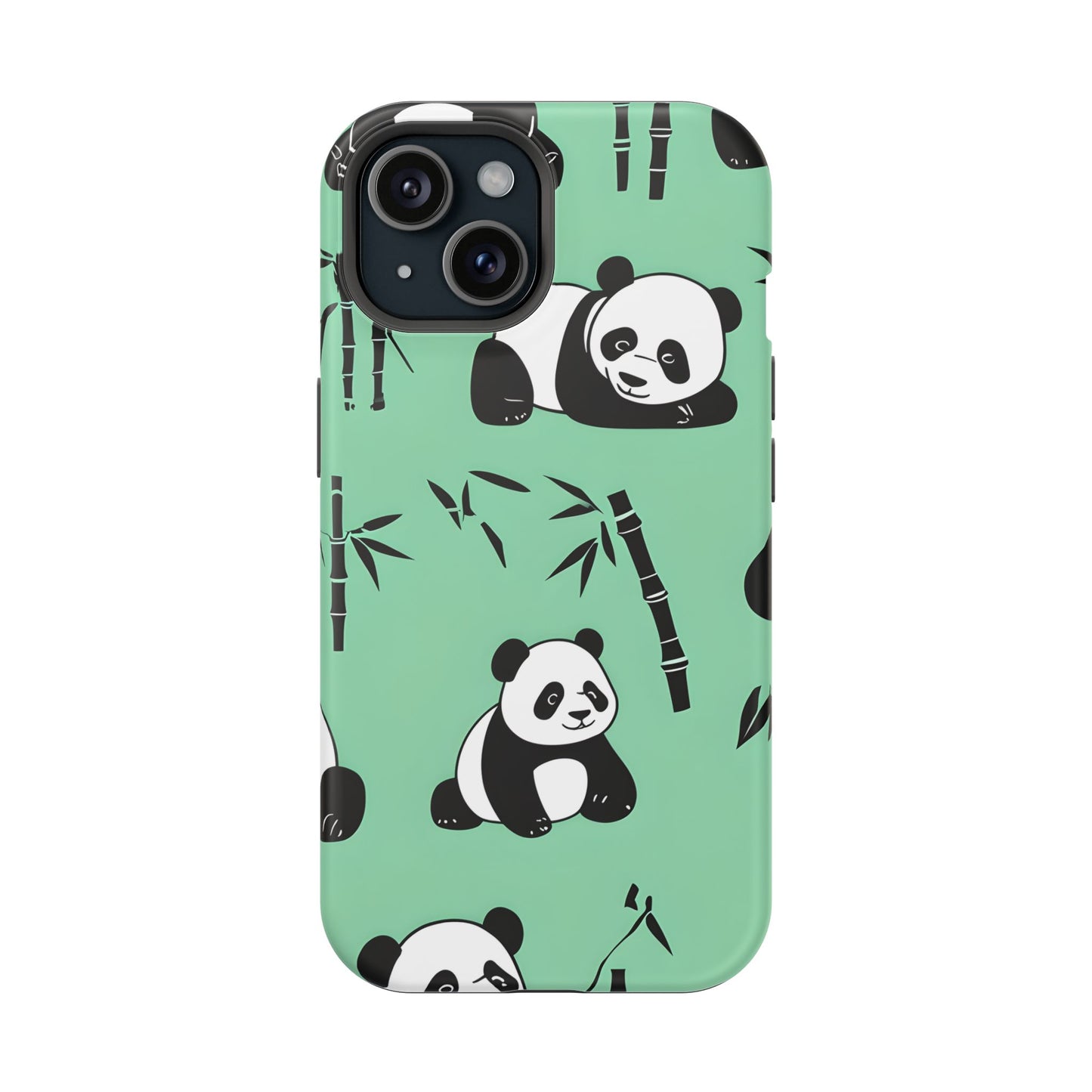 Panda Bamboo Magnetic Impact-Resistant Phone Case