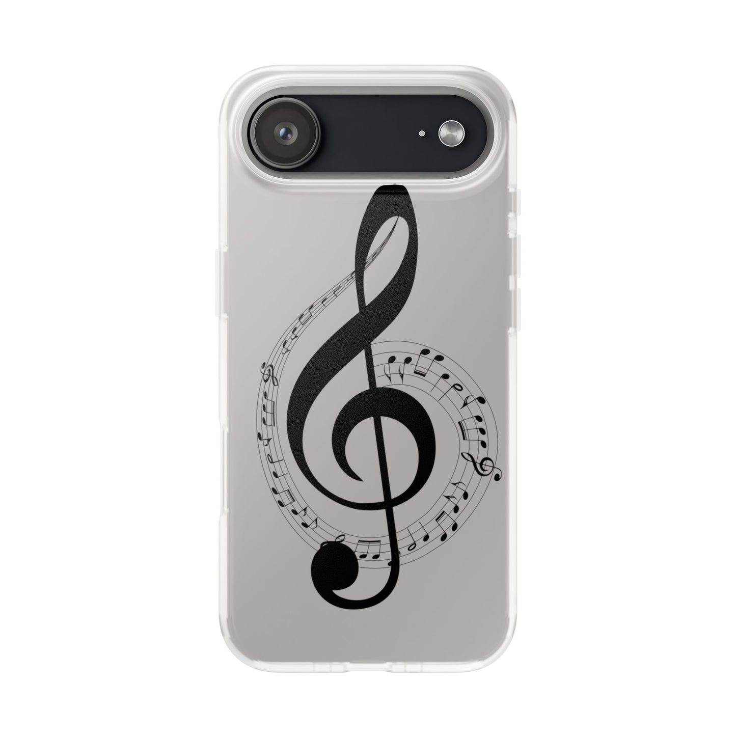 Phone Case — Musical Treble Clef Design