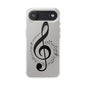 Phone Case — Musical Treble Clef Design