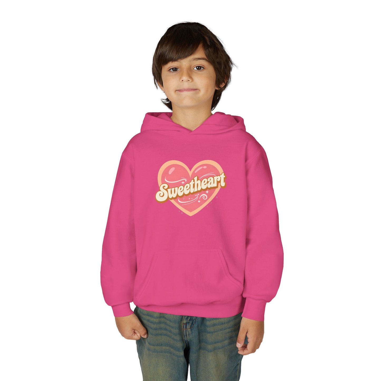 Sweetheart Heart Graphic Hoodie | Youth sweatshirt