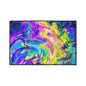 Psychedelic Swirl Heavy Duty Floor Mat — Vivid Abstract Doormat for Entryway & Home