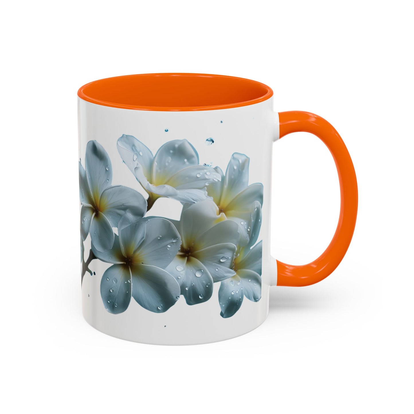 Floral Accent Coffee Mug