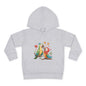 Toddler Hoodie — Cute Parrot Love Pullover (Heart Bird Kids Sweatshirt)