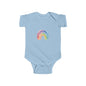 Baby Rainbow Bodysuit – Watercolor Pastel Infant Onesie