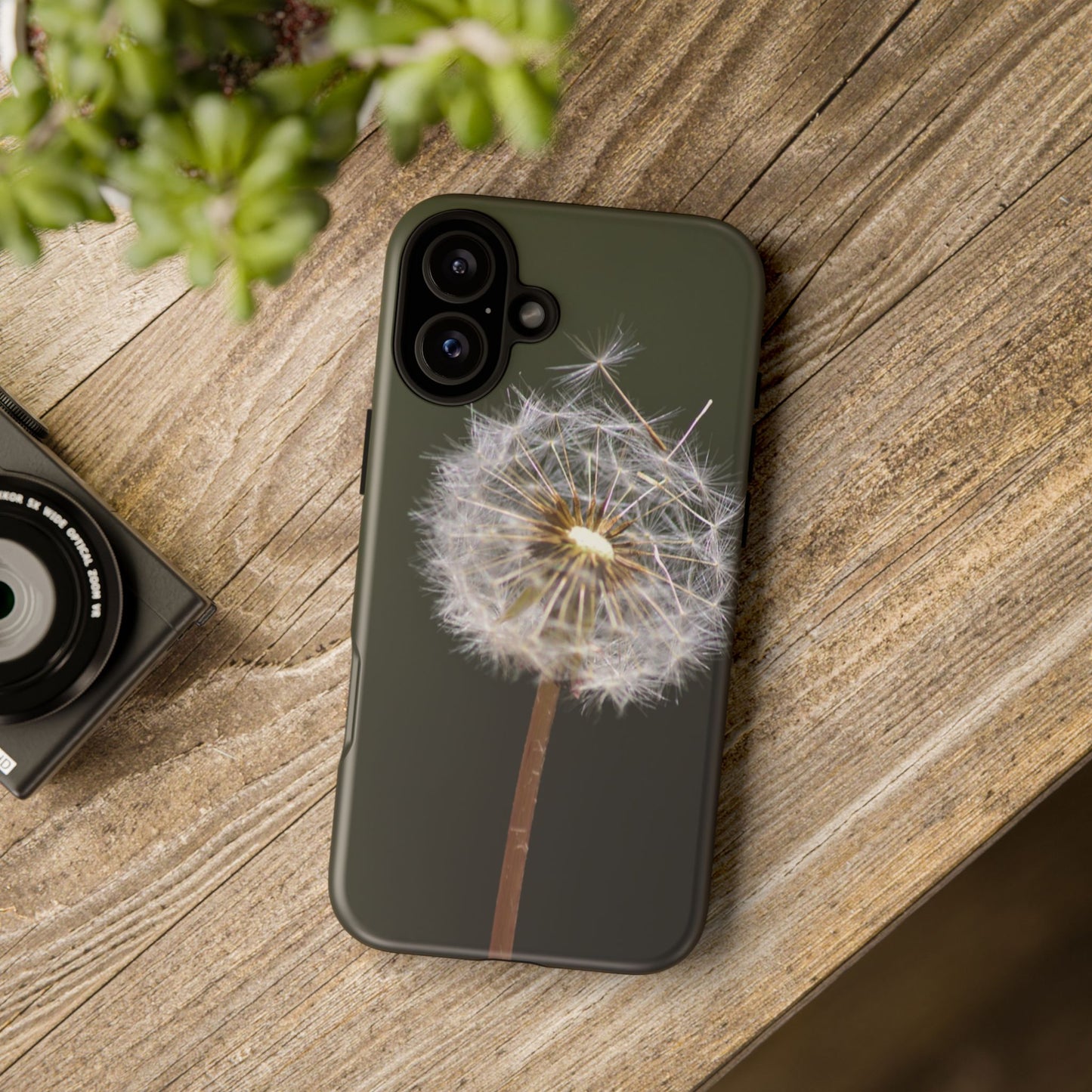 Dandelion Photo Tough Case — Protective Floral Phone Cover