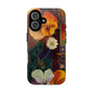 Floral Pansy Tough Phone Case — Vintage Botanical Protection