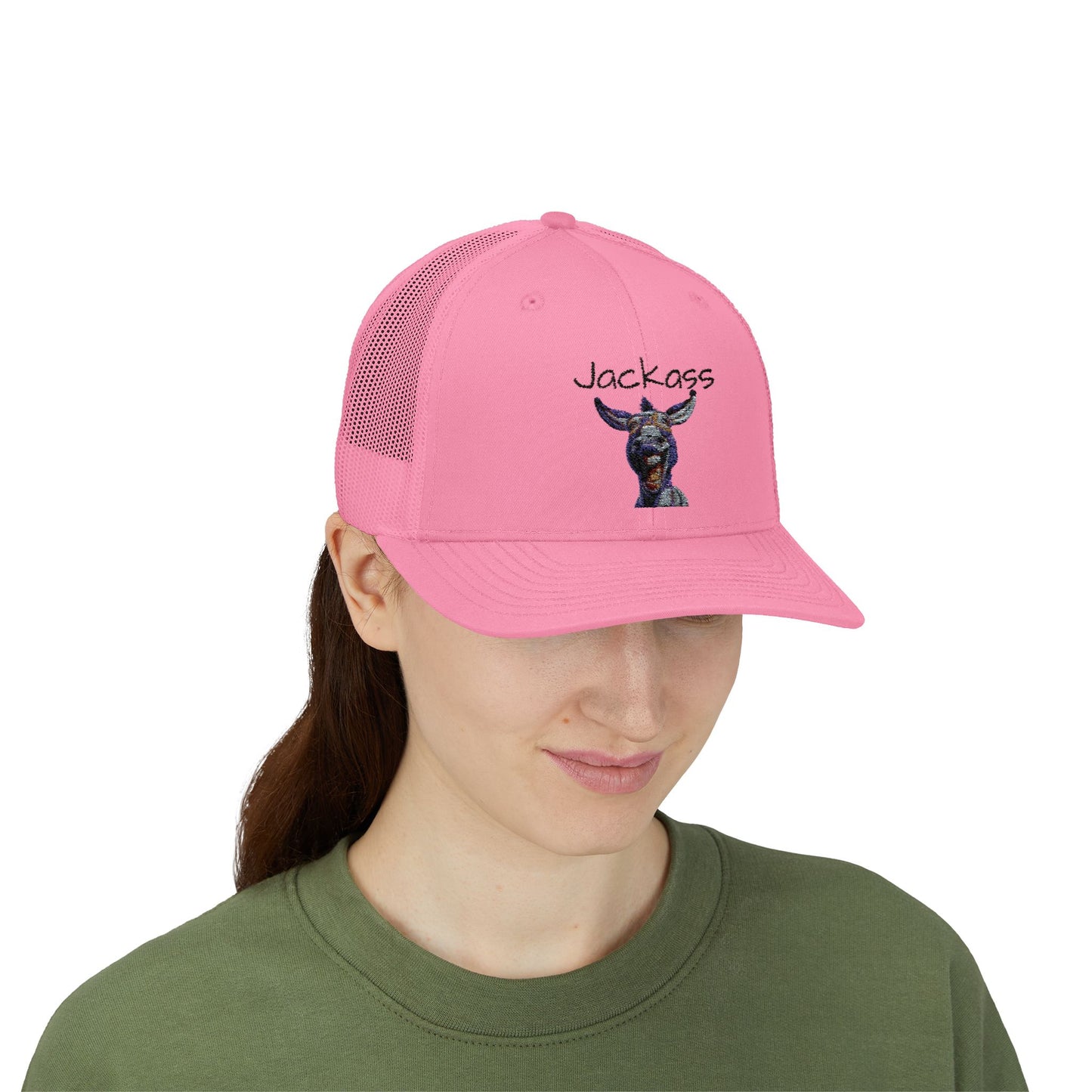 Humorous Jackass Snapback Trucker Cap