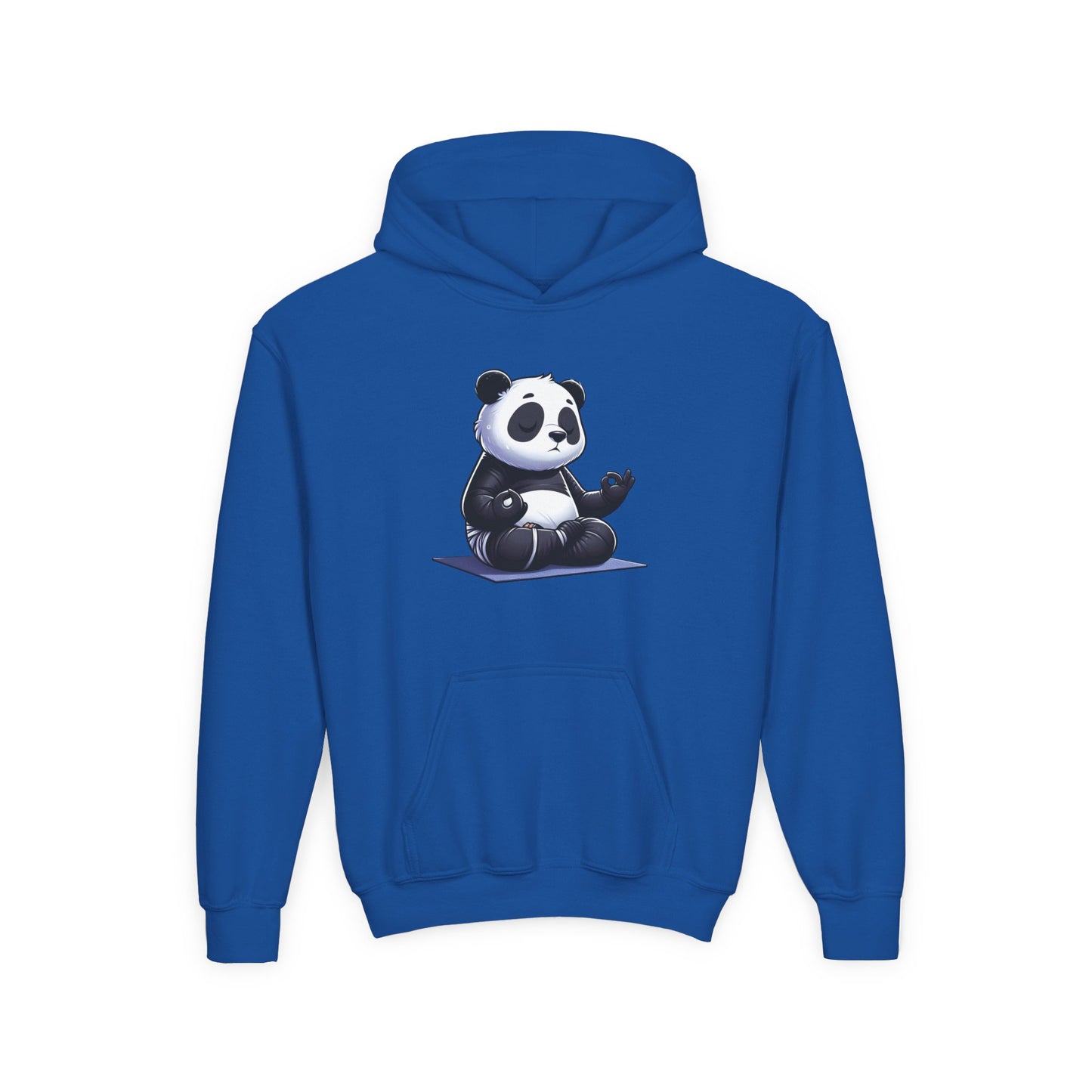 Kids Panda Yoga Hoodie — Cute Meditating Panda Sweatshirt for Children