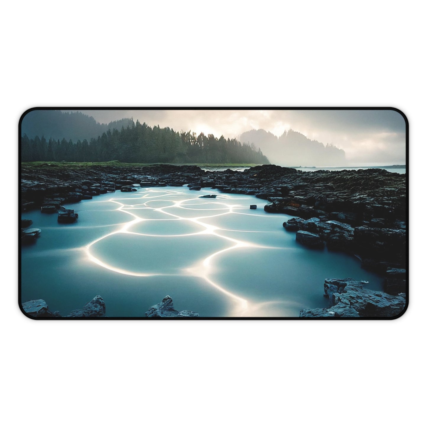 Scenic Desk Mat - Nature Inspired, Office Decor, Home Office Accessories, Gift for Designers, Stylish Workspace Mat