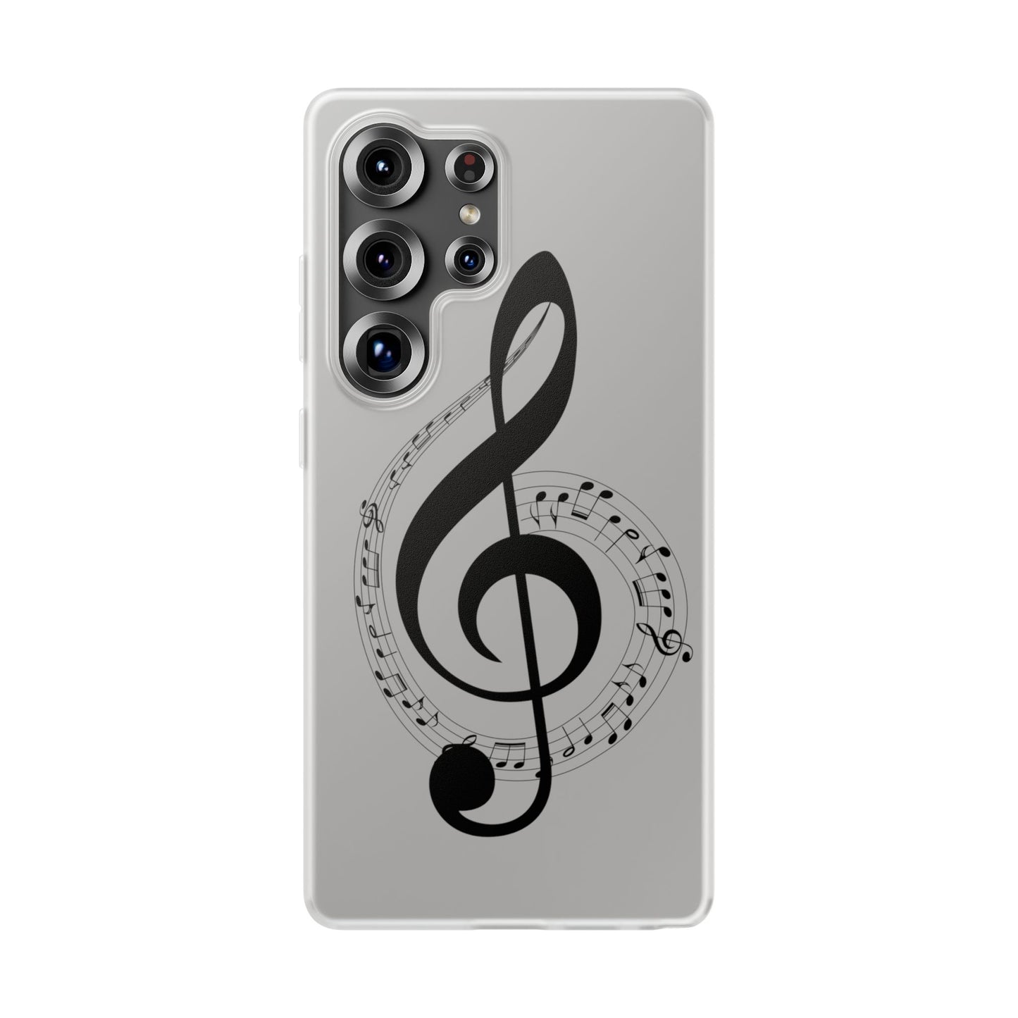 Phone Case — Musical Treble Clef Design