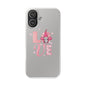 Love Gnome Phone Case — Cute Pink Valentine Flexi Case