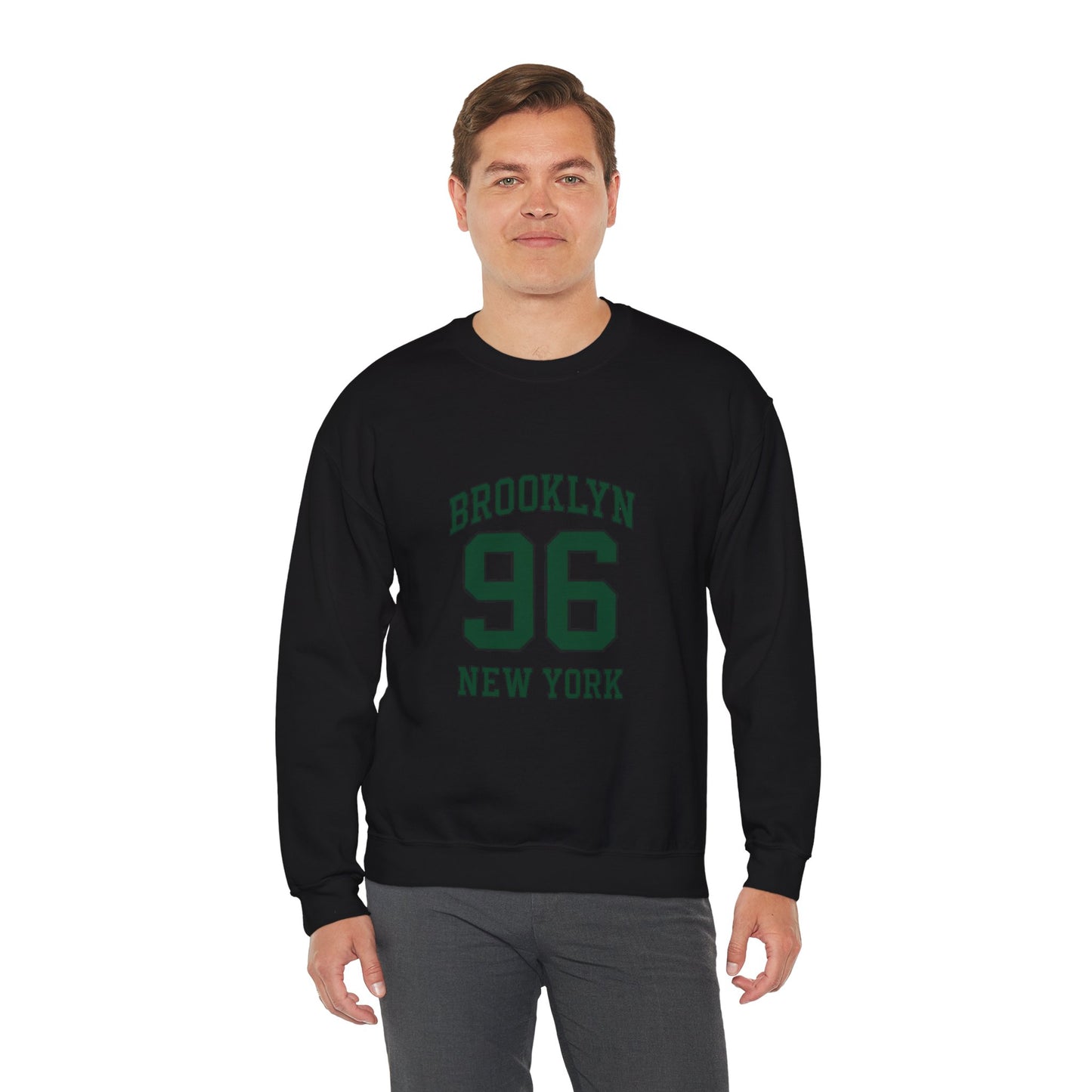 Crewneck Sweatshirt - Brooklyn 96 New York Vintage Athletic Pullover