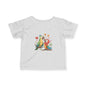 Infant Tee — Cute Pair of Parrots Baby Shirt (Hearts & Love)