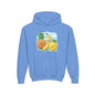 Kids Tropical Fruit Hoodie — Cute Pineapple, Banana & Orange Graphic Sweatshirt