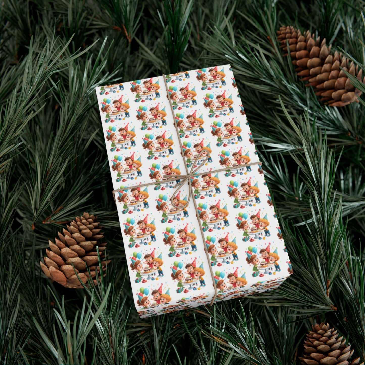 Christmas Kittens Gift Wrap Paper — Cute Holiday Cat Wrapping Sheets