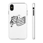 Musical Notes Phone Case — Black Treble Clef Music Staff Tough Case