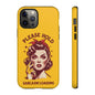 Phone Case - "Please Hold, Sarcasm Loading" Retro Pin-Up Tough Case