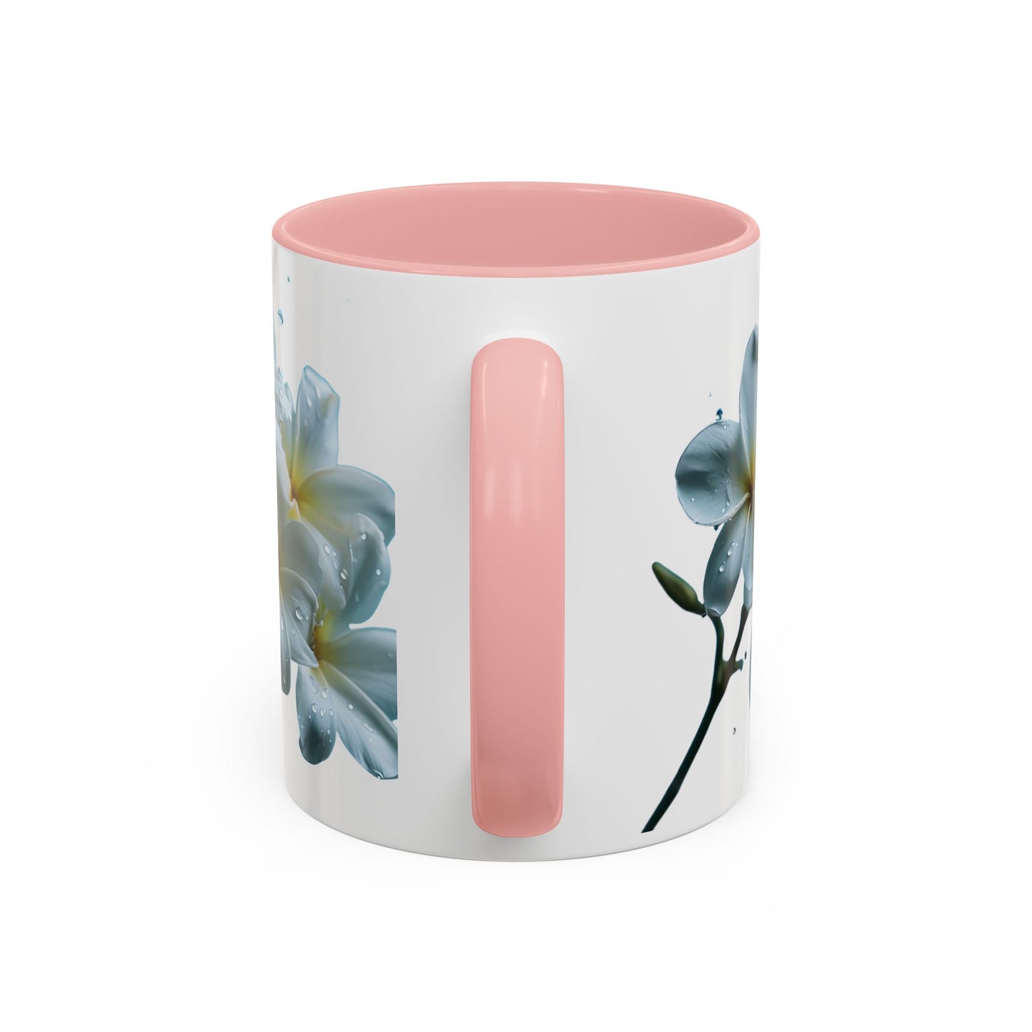 Floral Accent Coffee Mug
