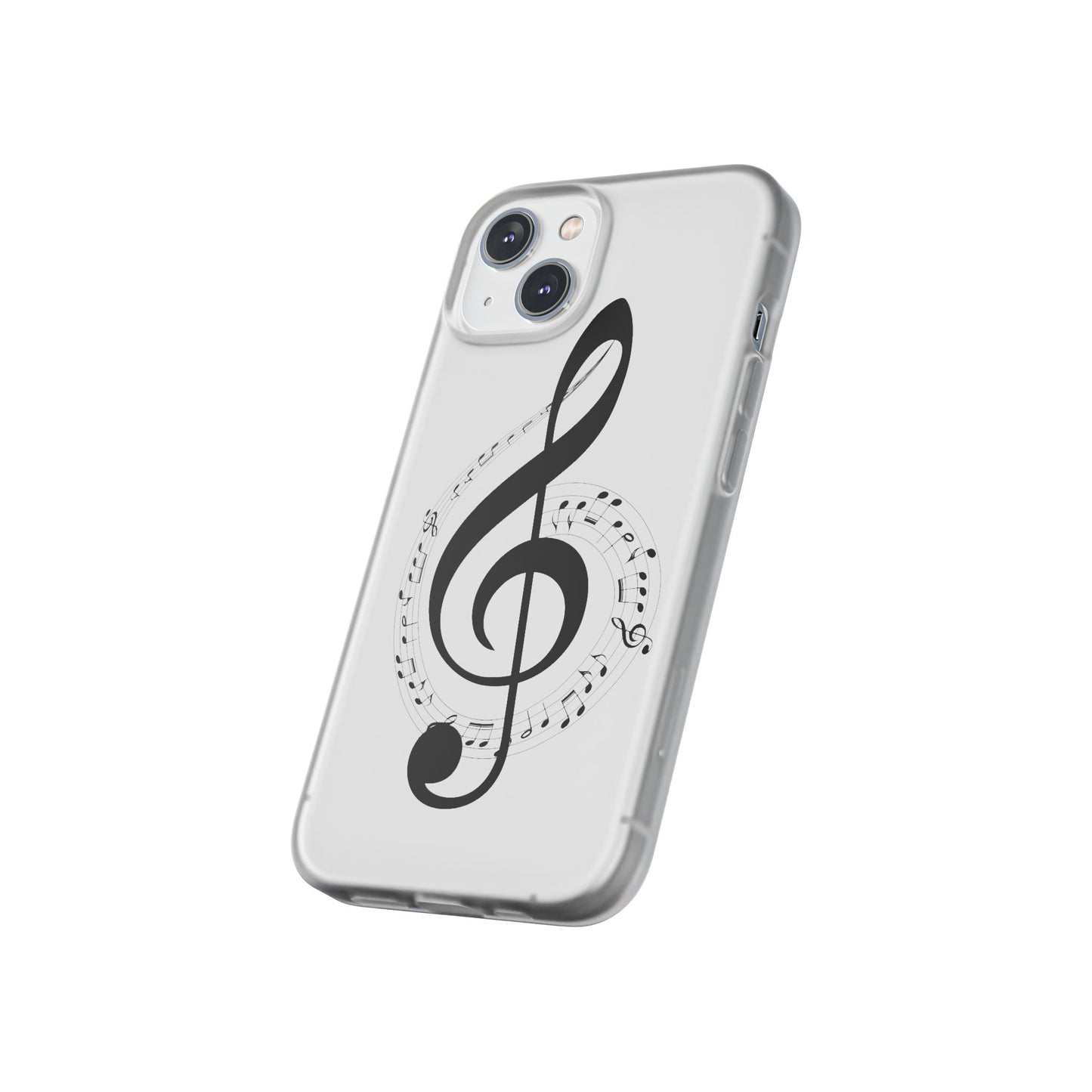 Phone Case — Musical Treble Clef Design