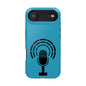 Phone Case — Retro Microphone Podcast Design, Magnetic Impact-Resistant