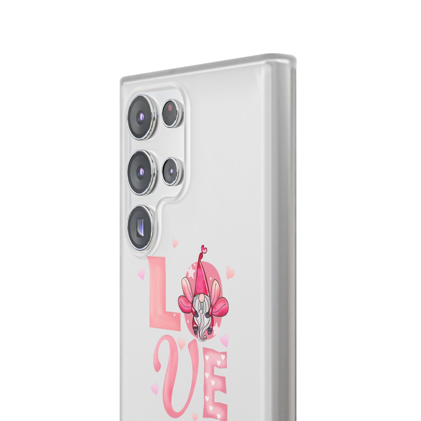Love Gnome Phone Case — Cute Pink Valentine Flexi Case