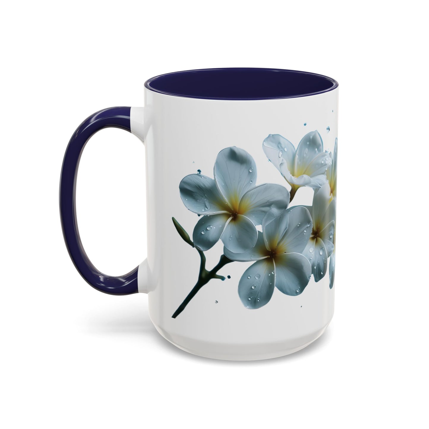 Floral Accent Coffee Mug