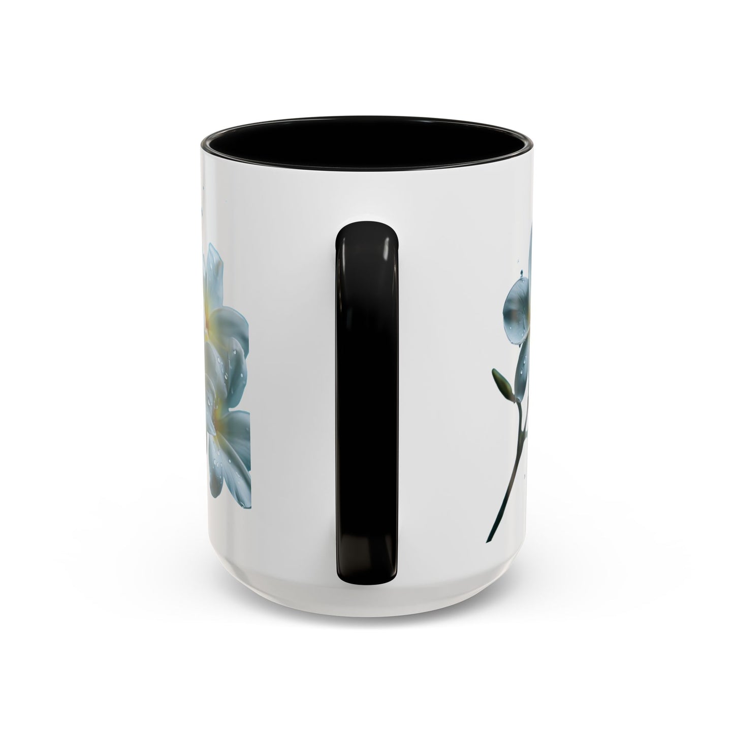 Floral Accent Coffee Mug