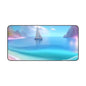 Seaside Sail Desk Mat — Tranquil Ocean Laptop Pad