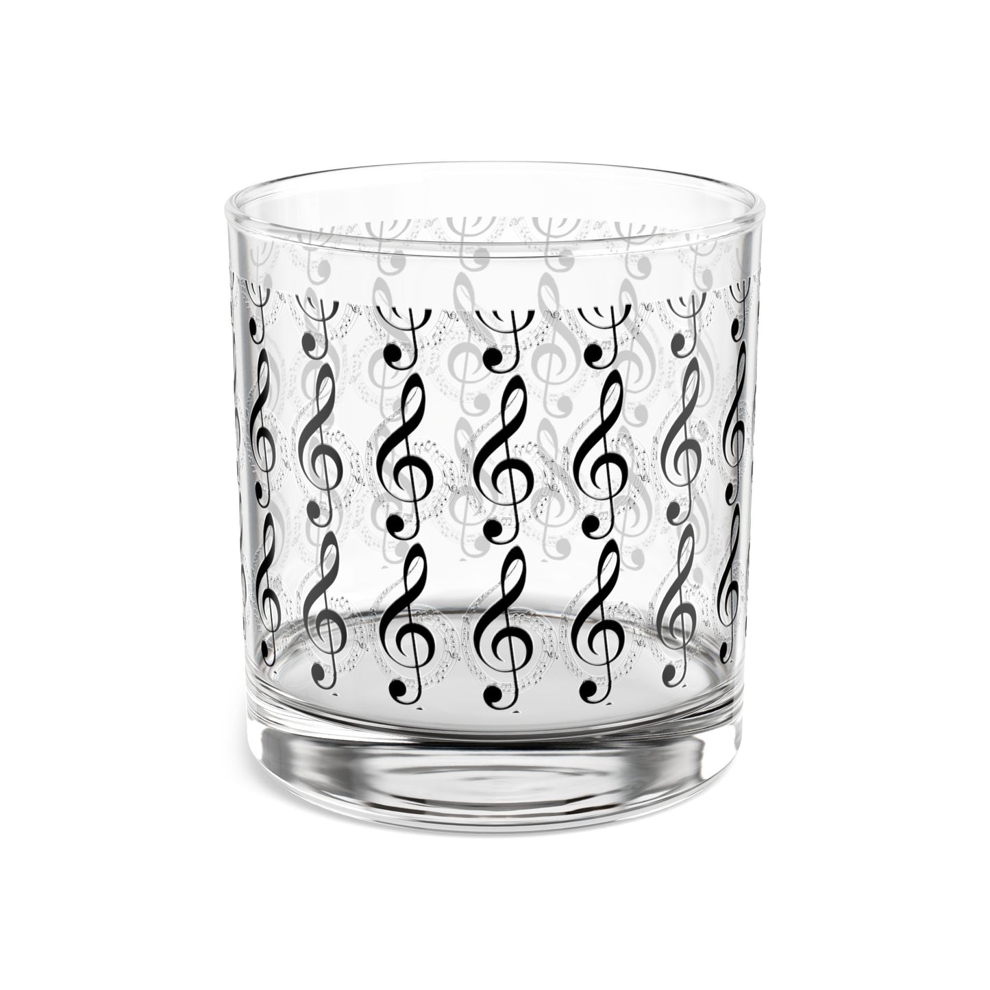 Musical Notes Rocks Glass, Perfect Gift for Music Lovers, Barware, Home Decor, Party Glass, Drinkware