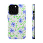 Floral Blue Watercolor Phone Case — Magnetic Impact-Resistant