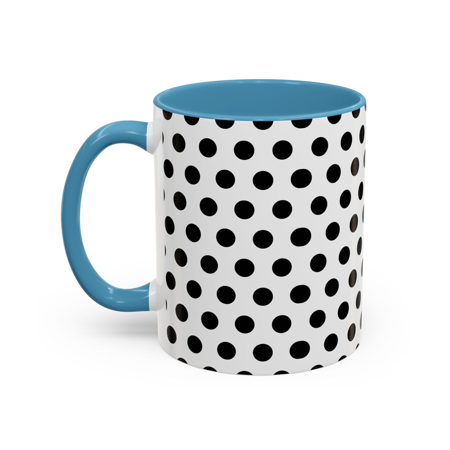 Elegant Polka Dot Mug - Stylish Coffee Cup for Home, Office, Gift for Birthdays, Anniversaries, Holidays, Unique Drinkware