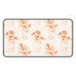 Floral Desk Mat — Soft Peach Watercolor Blossoms Mouse Pad
