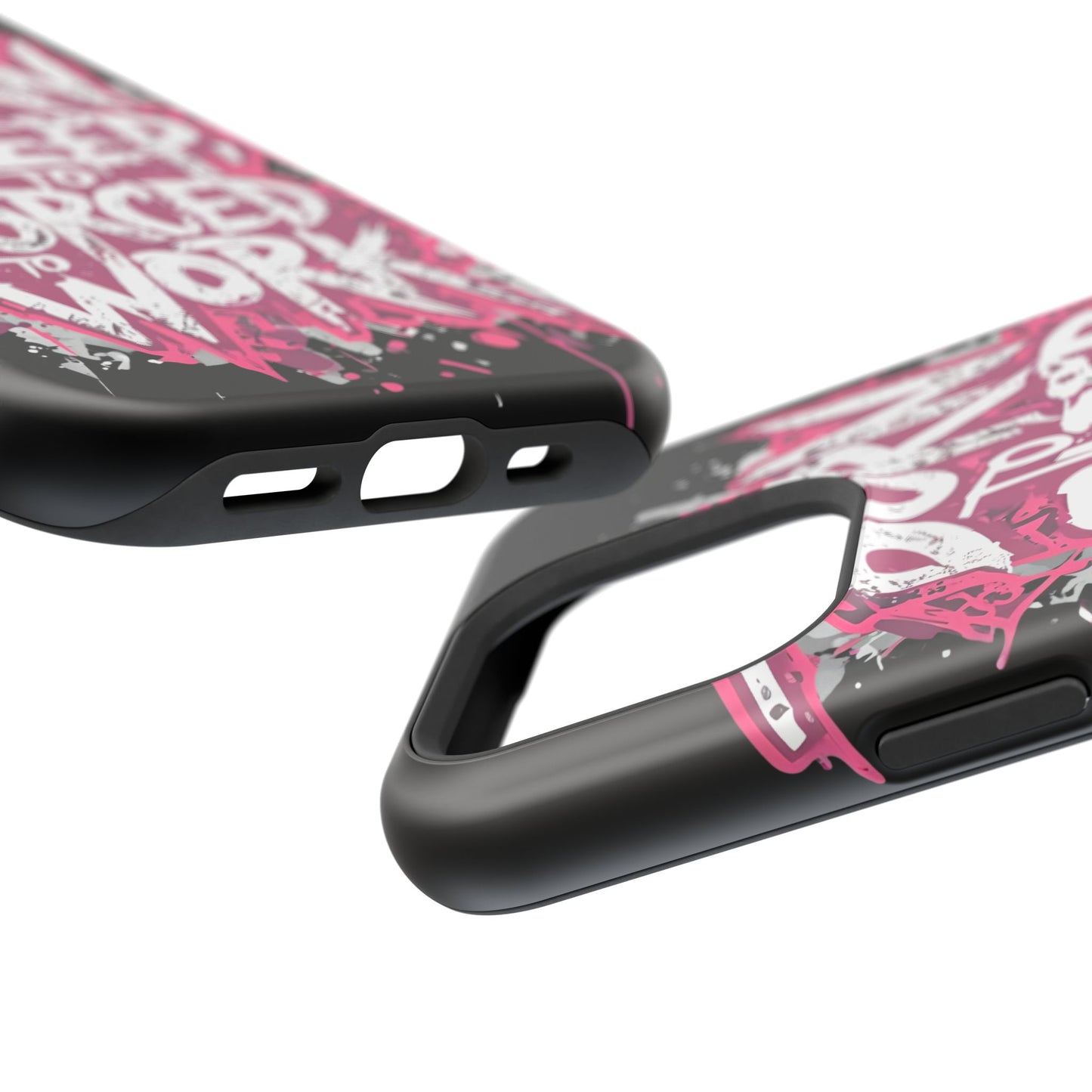 Phone Case — "Born to Sleep, Forced to Work" Impact-Resistant Magnetic Case