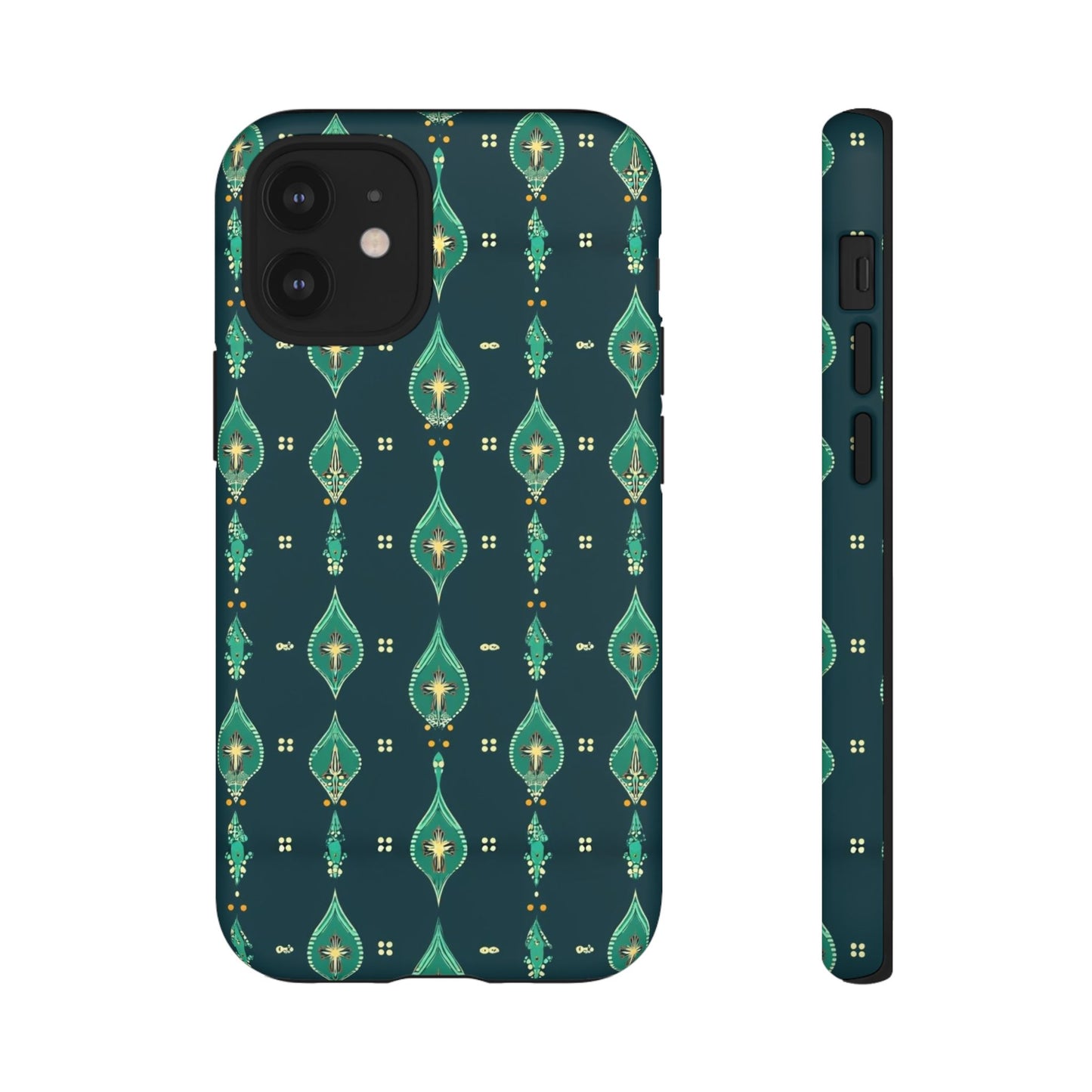 Emerald Boho Teardrop Phone Case