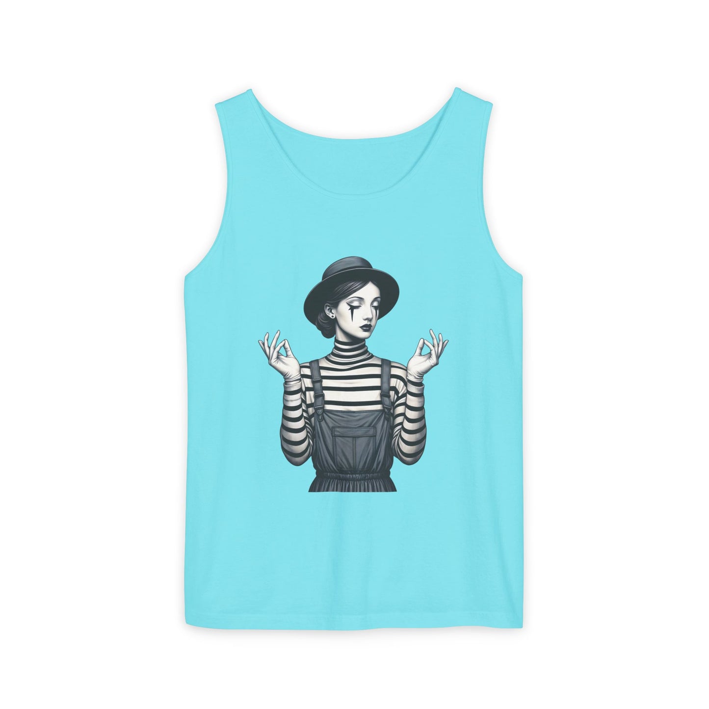 Bohemian Chic Tank Top with Artistic Print, Casual Summer Wear