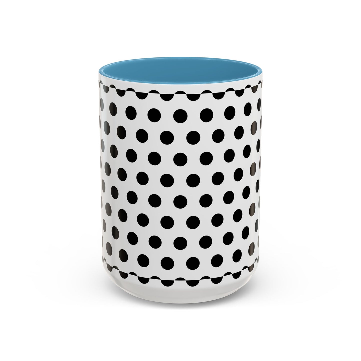Elegant Polka Dot Mug - Stylish Coffee Cup for Home, Office, Gift for Birthdays, Anniversaries, Holidays, Unique Drinkware
