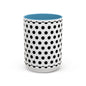 Elegant Polka Dot Mug - Stylish Coffee Cup for Home, Office, Gift for Birthdays, Anniversaries, Holidays, Unique Drinkware