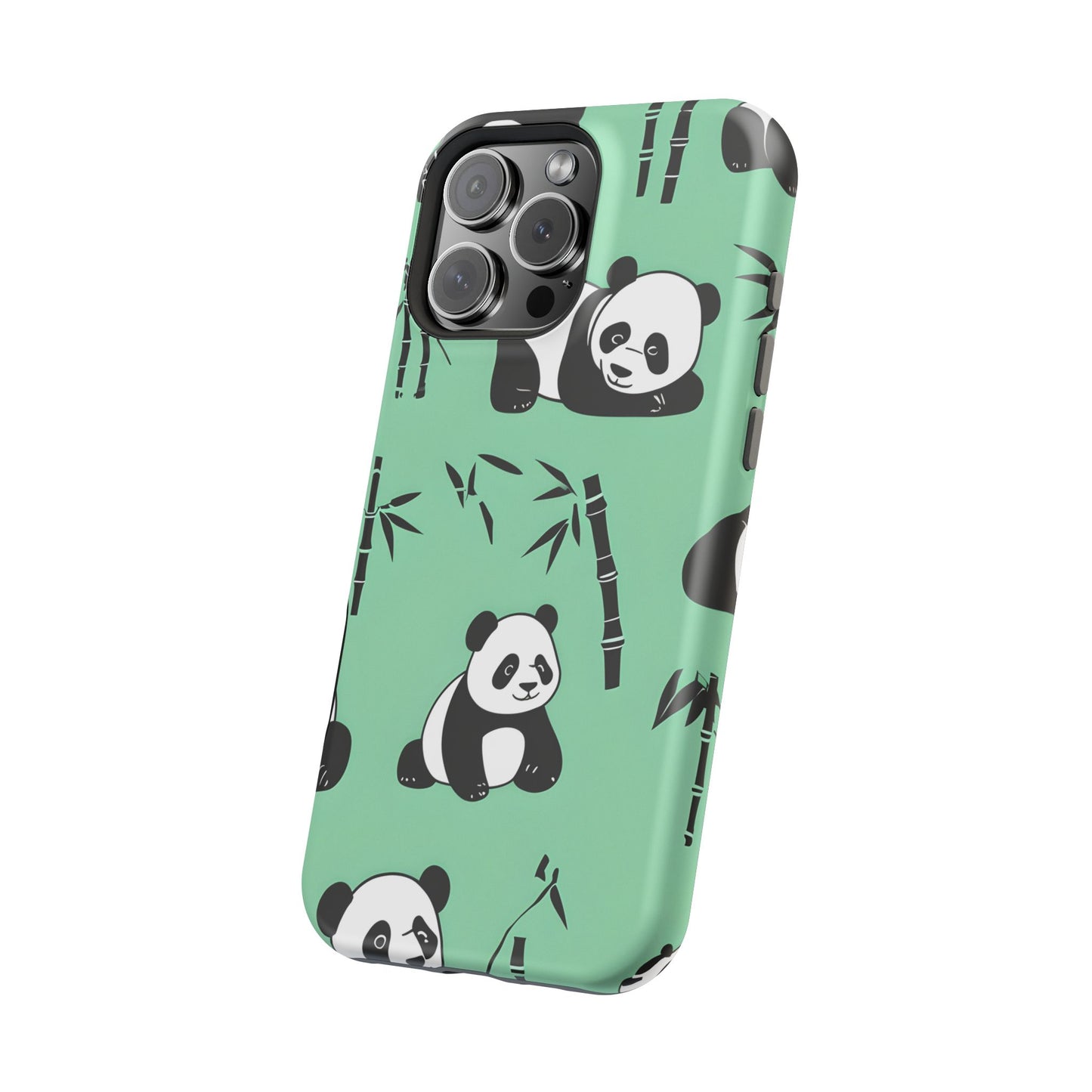 Panda Bamboo Magnetic Impact-Resistant Phone Case