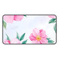 Pink Floral Desk Mat — Blossom Mouse Pad for Desk Decor